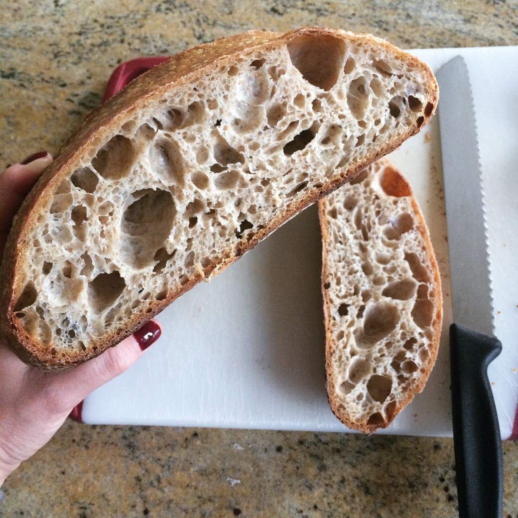 sourdough crumb