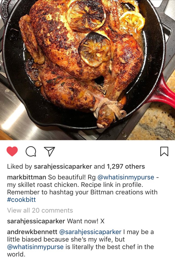 Mark Bittman Skillet Roast Chicken